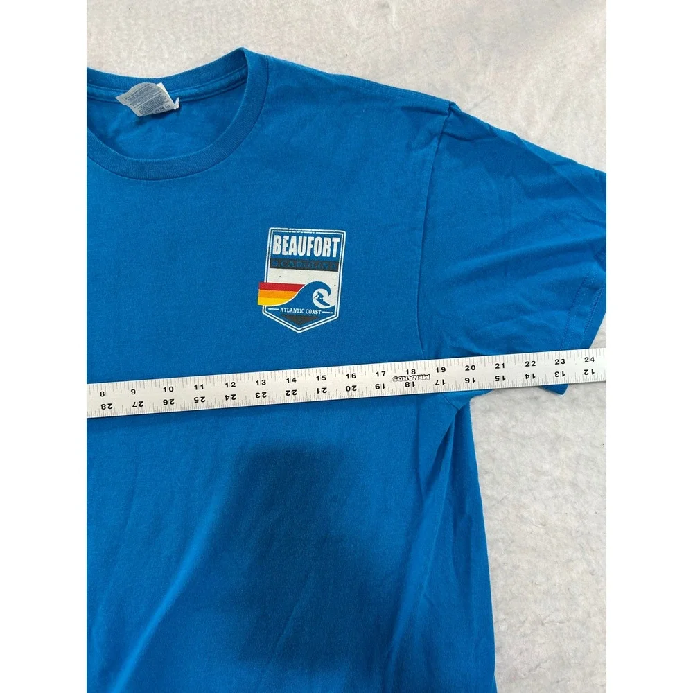 Pro Weight Beaufort South Carolina Atlantic Coast Surfing Blue Tee Youth Large